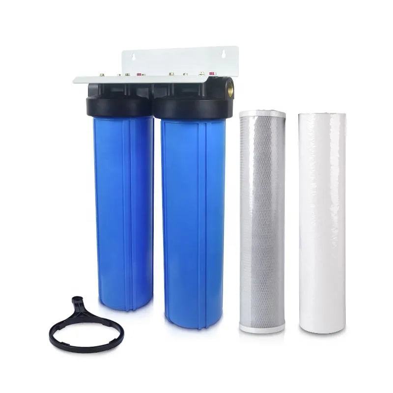 ACE High Flow Twin 20″ Whole House Sediment Carbon