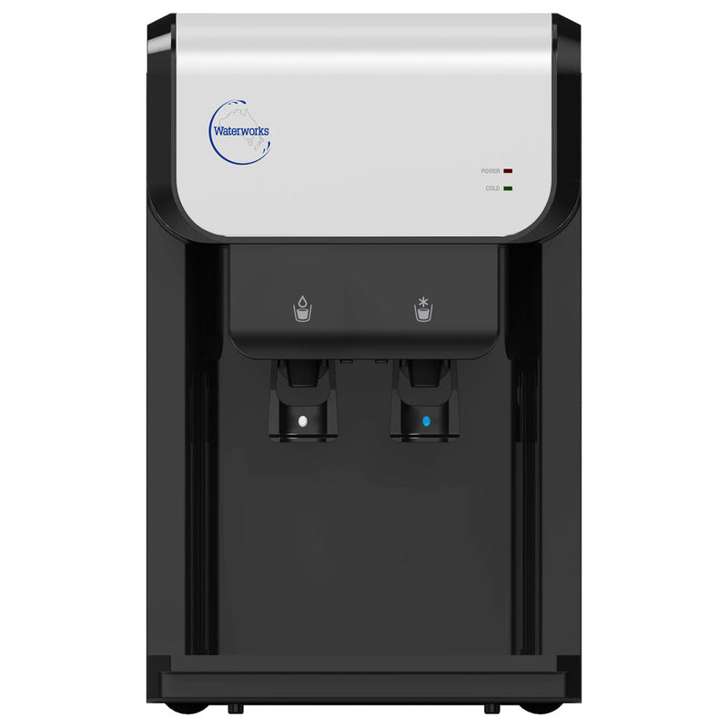 Freestanding Black Aqua Pulse Bottle less Water Cooler