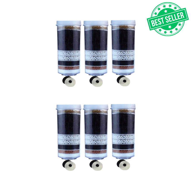 6 Pack ACE 7 Stage Fluoride Reduction Filter Replacement Cartridge