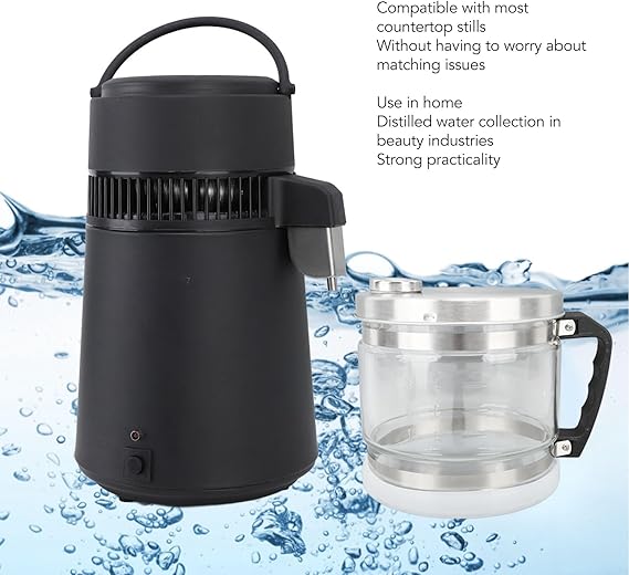 Ace 1 Gallon Glass Water Distiller Jug & Carbon Filter with Holder