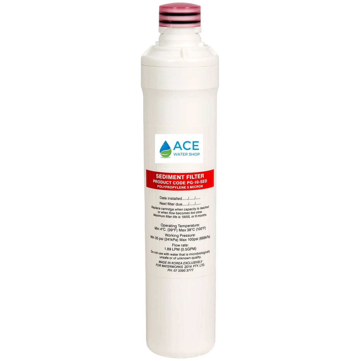 Ace PNP Sediment Udersink Water Filter