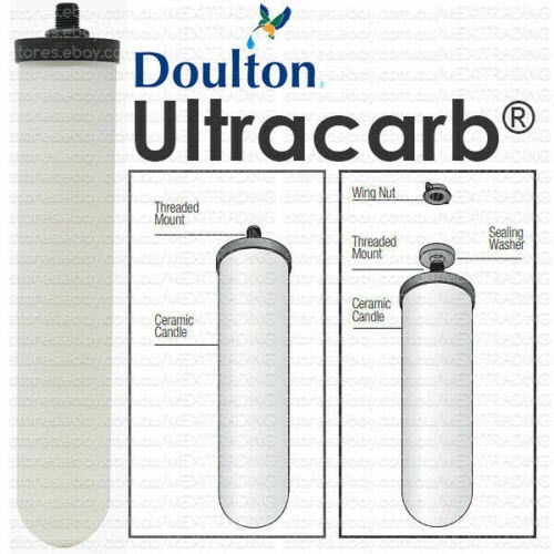 Doulton Ultracarb Countertop Water Filter Replacement Cartridge W9123006