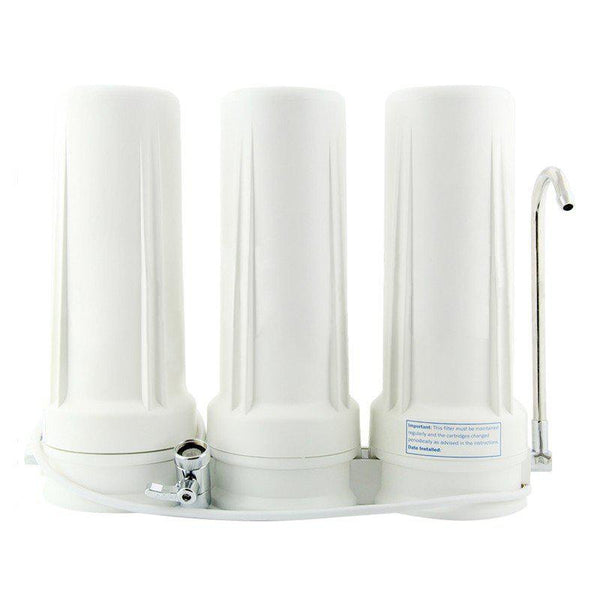 Ace Filter ACE Counter Top Water Filter - Triple Filtration System for Pure Water ...