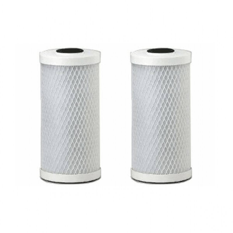Ace Twin Big White/Blue Polyspun Sediment + Carbon Block Filter Cartridge MWF 10″ x 4.5″