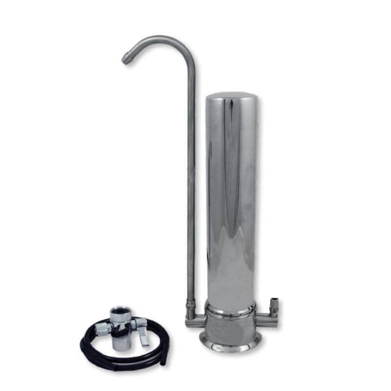 Ace Slimline Stainless Steel Benchtop Water Filter